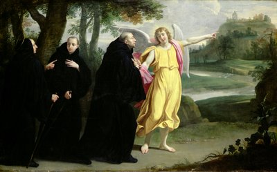 Scène uit het leven van St. Benedictus door Philippe de Champaigne